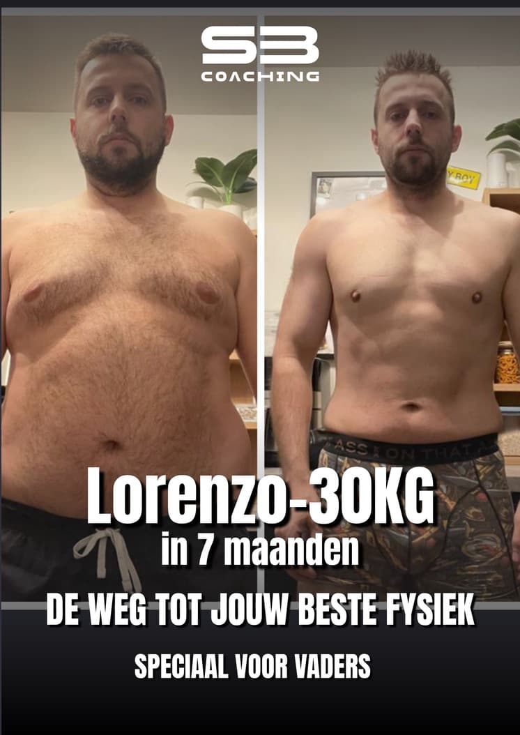Voor-en-na transformatie 19 van een vader die afviel met coaching van Mannen met een Missie