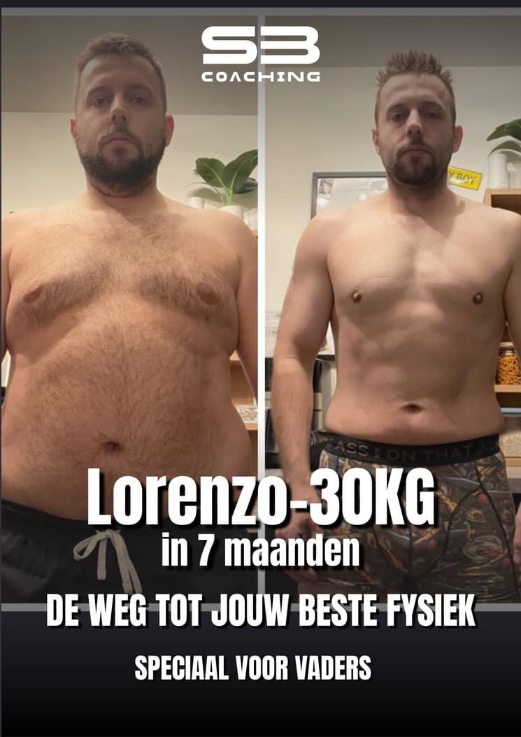 Voor-en-na transformatie 24 van een vader die afviel met coaching van Mannen met een Missie
