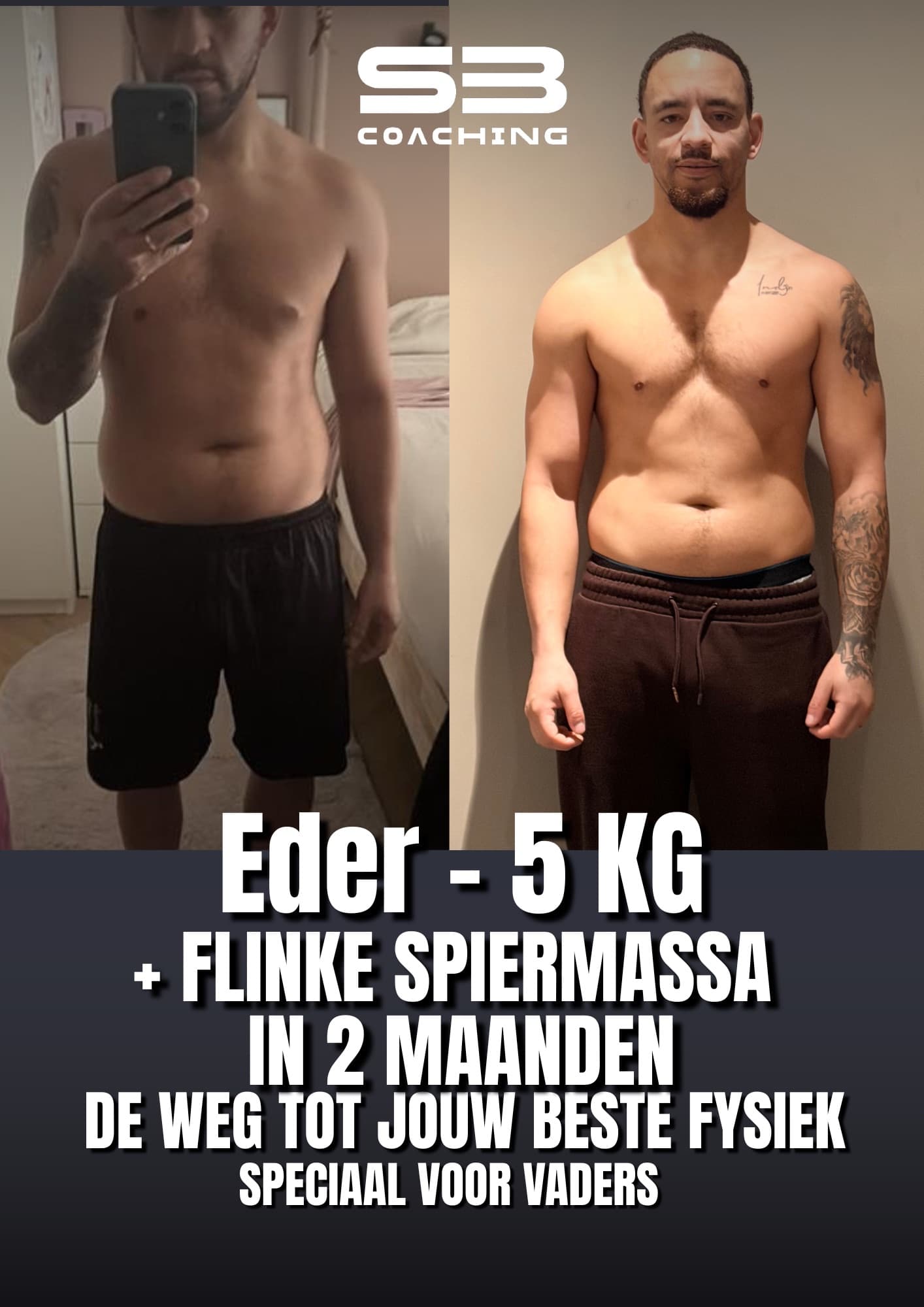 Voor-en-na transformatie 49 van een vader die afviel met coaching van Mannen met een Missie