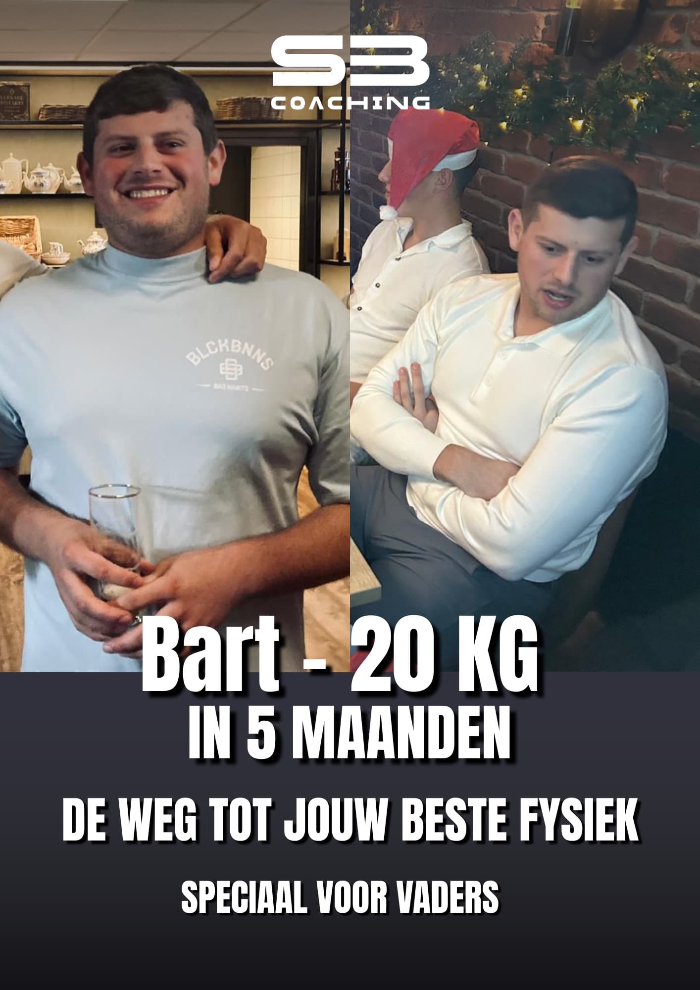 Voor-en-na transformatie 51 van een vader die afviel met coaching van Mannen met een Missie