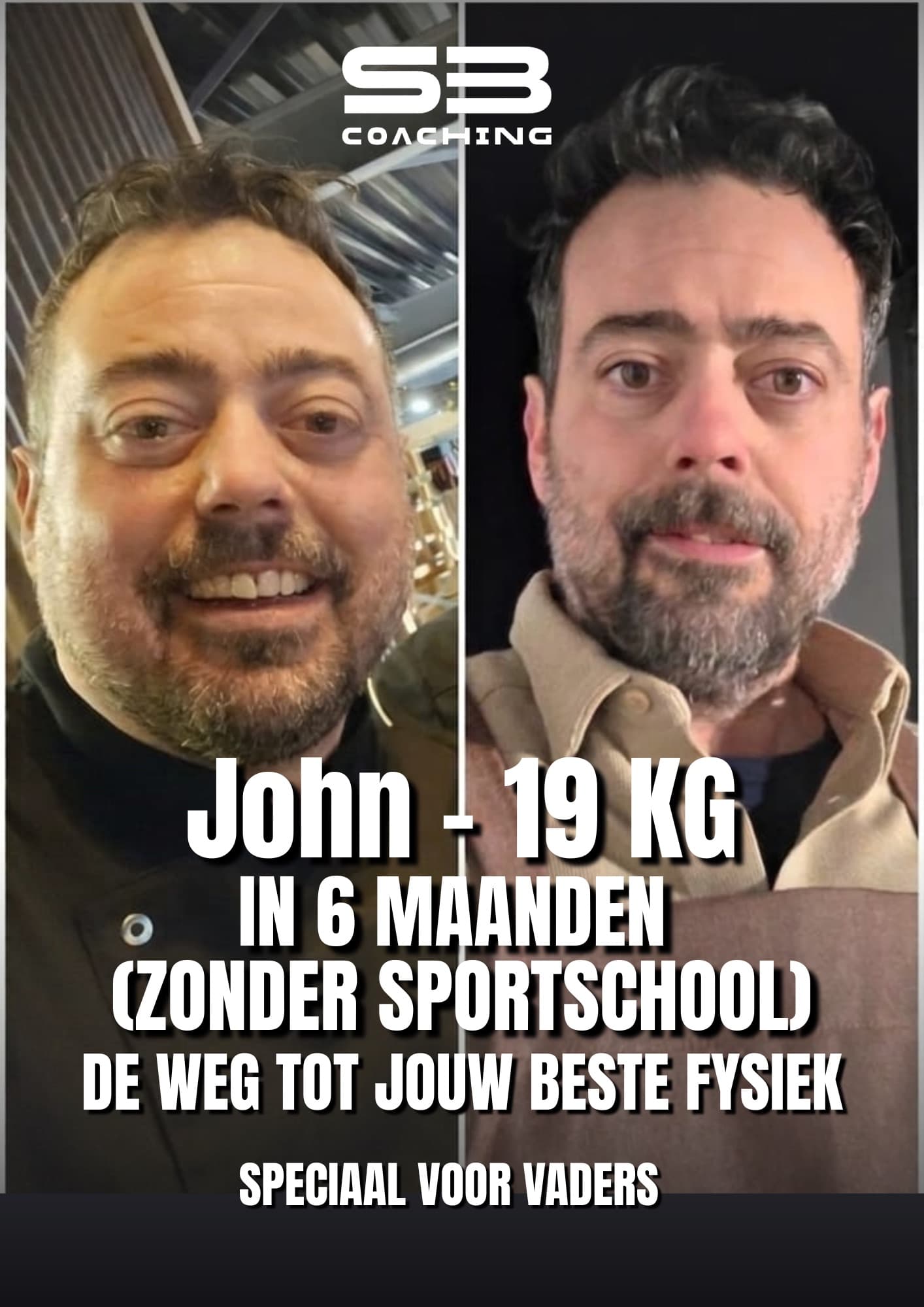 Voor-en-na transformatie 52 van een vader die afviel met coaching van Mannen met een Missie