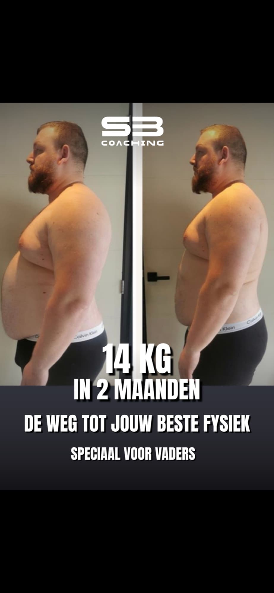 Voor-en-na transformatie 5 van een vader die afviel met coaching van Mannen met een Missie