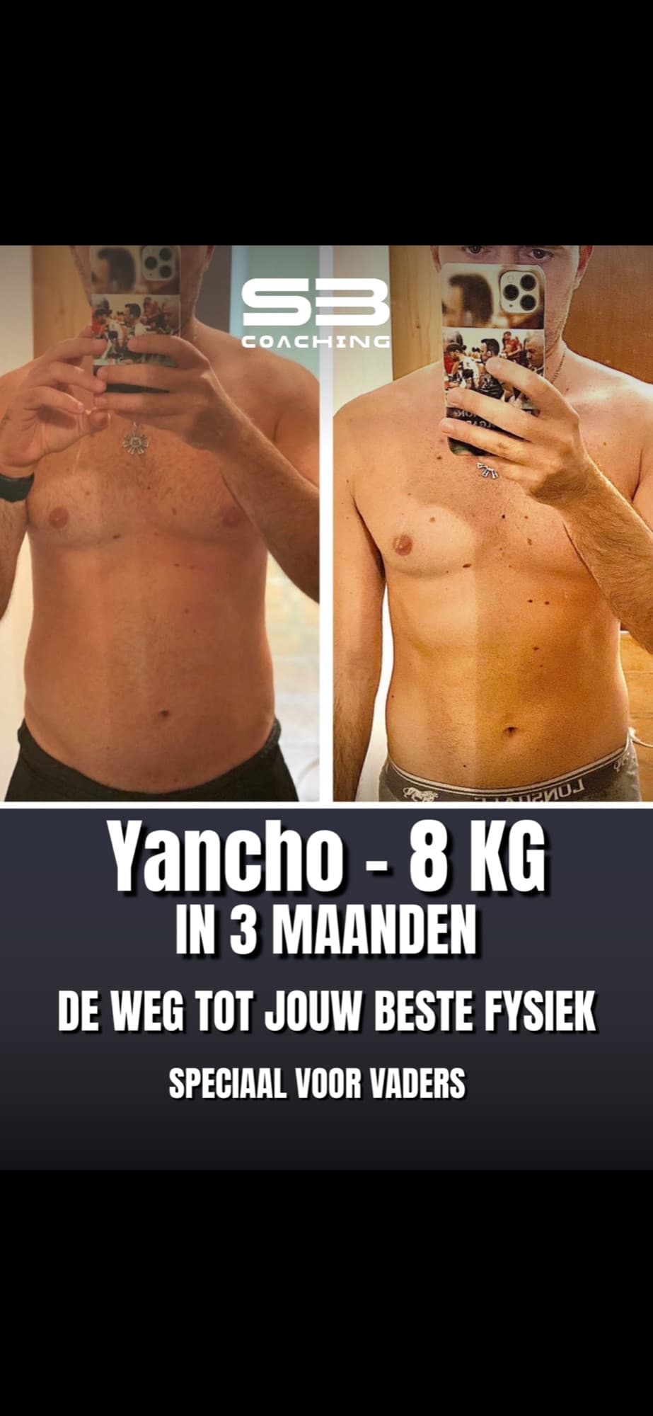 Voor-en-na transformatie 7 van een vader die afviel met coaching van Mannen met een Missie